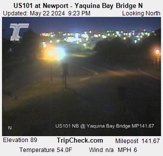 Traffic Cam US 101 at Newport - Yaquina Bay Bridge N